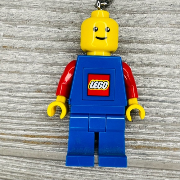 4 large Lego mini figure flash lights keychain pirate , burglar , lego movie II - Picture 7 of 12